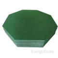 5'x5 'Octagon Golf frappe tapis